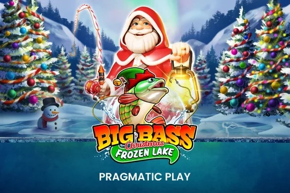 Jogar Big Bass Christmas Frozen Lake — caça-níqueis online